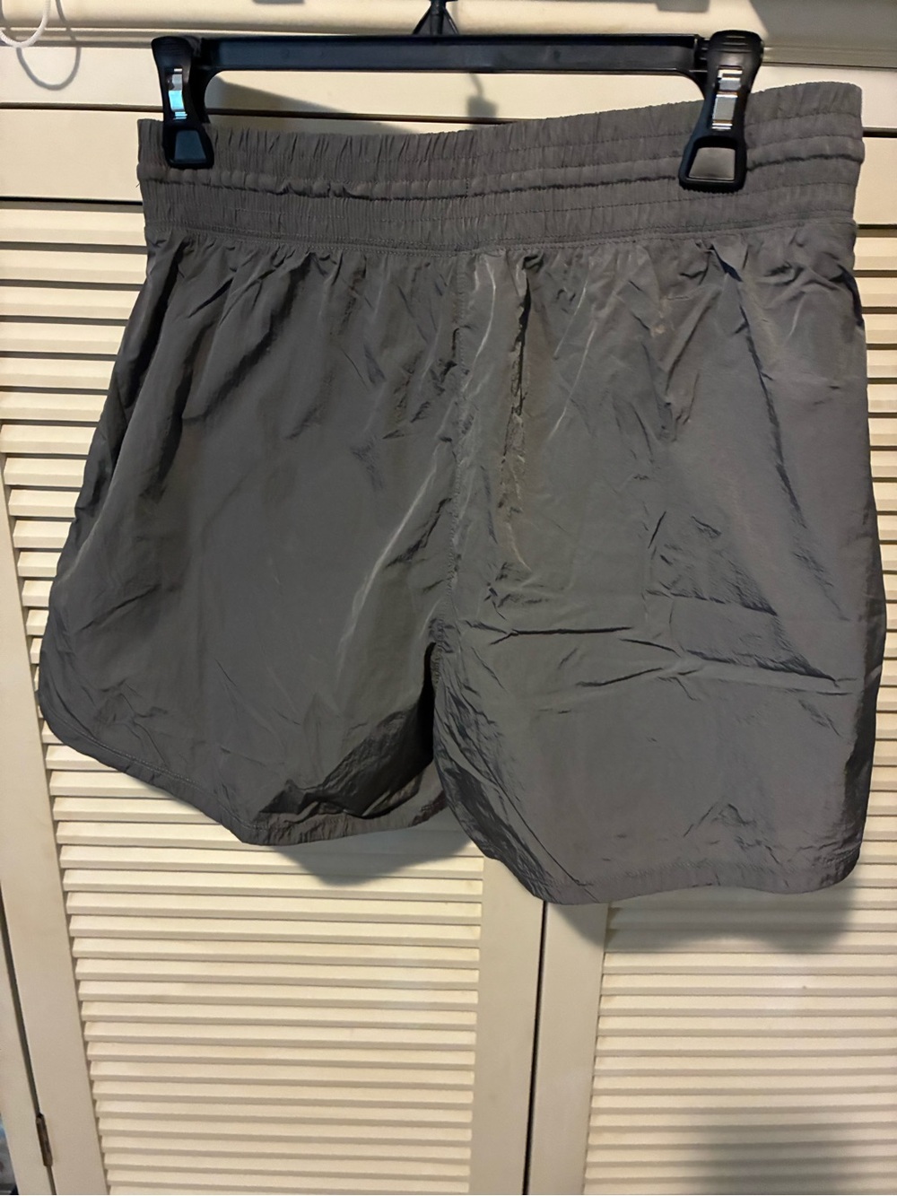 YPB Abercrombie Women’s Athletic Drawstring Shorts - Gray - Picture 3 of 3